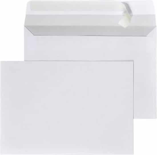 envelop a5 wit zelfklevend met plakstrip c5 162 x 229 mm 50 stuks 1