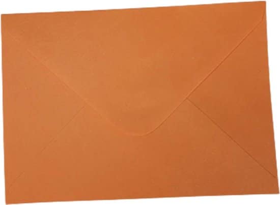enveloppen oranje 16 x 115 cm 15 stuks rechthoek 2
