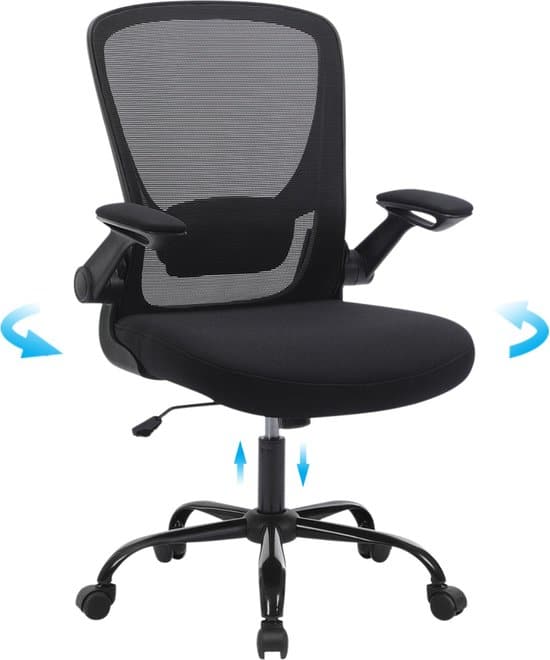 ergonomische bureaustoel bureaustoelen voor volwassenen draaibaar en 1