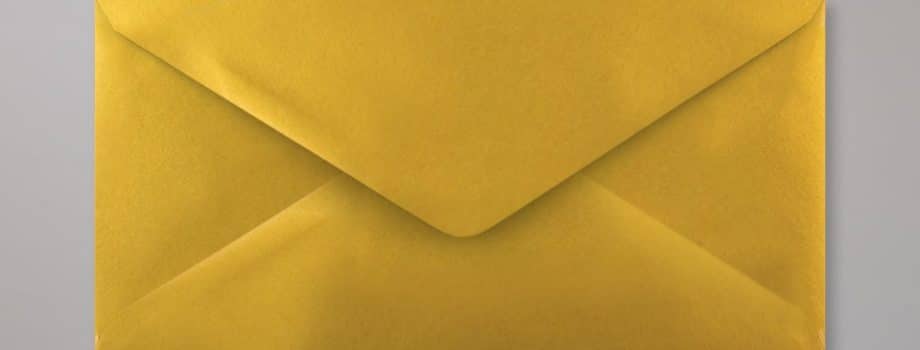 gele envelop