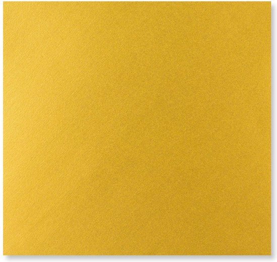 gouden vierkante enveloppen 14 x 14 cm 100 stuks
