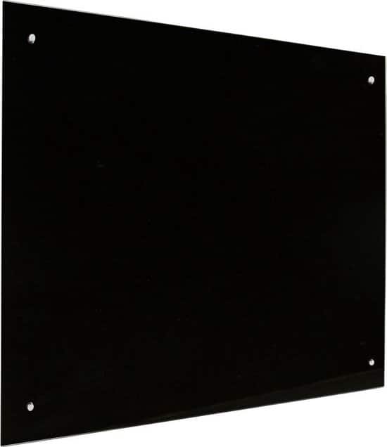 ivol glassboard zwart 100x100 cm