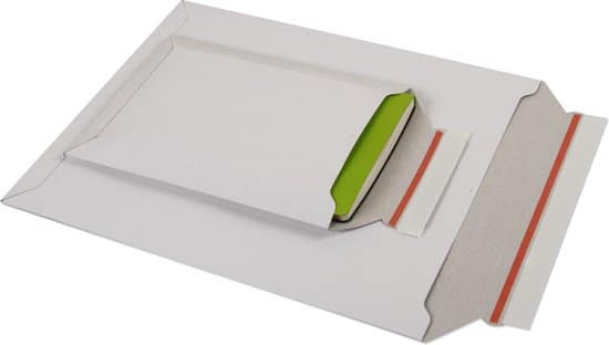 kartonnen envelop wit mat verzendenvelop massief karton 215x270mm vzv