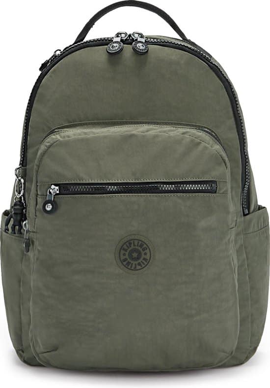 kipling seoul rugzak 27 liter green moss