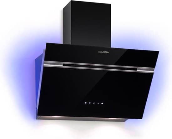 klarstein alina schuine afzuigkap 600 m h leddisplay ambiente licht 63