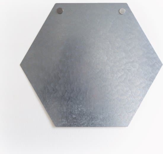 magneetbord hexagon zeshoek memobord sendzimir 350 mm perfect voor