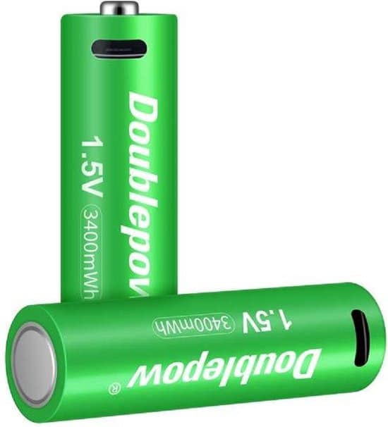maxiqualis usb oplaadbare li ion batterij 3400mwh marktleider hoge capaciteit