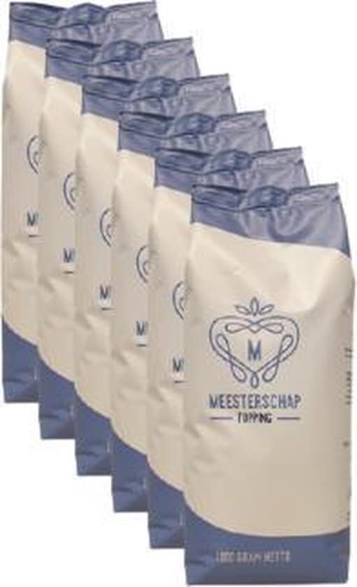 meesterschap cappuccino topping 6 x 1 kg