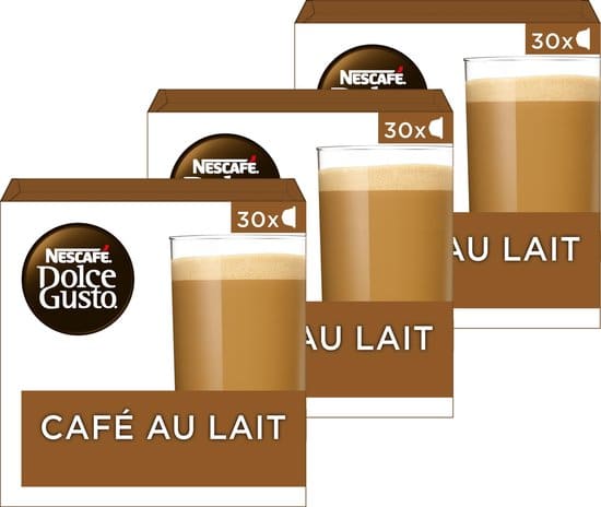 nescafe dolce gusto cafe au lait capsules 90 koffiecups