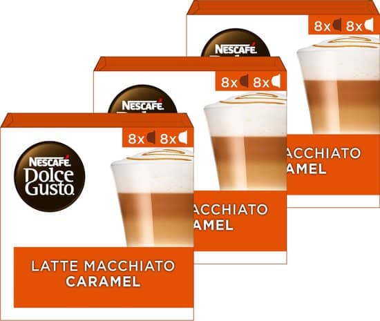 nescafe dolce gusto caramel macchiato capsules 48 koffiecups
