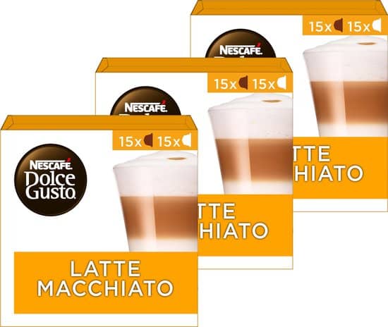 nescafe dolce gusto latte macchiato capsules 90 koffiecups