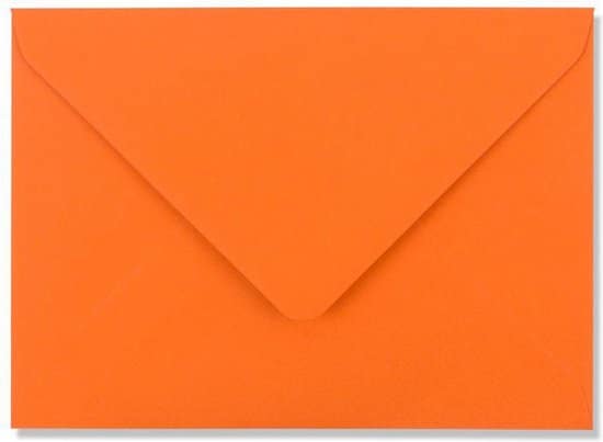 oranje c6 enveloppen 11 4 x 16 2 cm 100 stuks