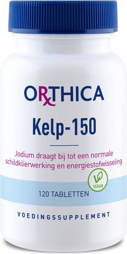 orthica kelp 150 mineralen 120 tabletten jodium tabletten