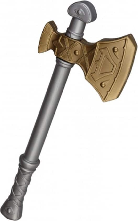 plastic verkleed speelgoed wapens viking of ridder bijl 47 cm