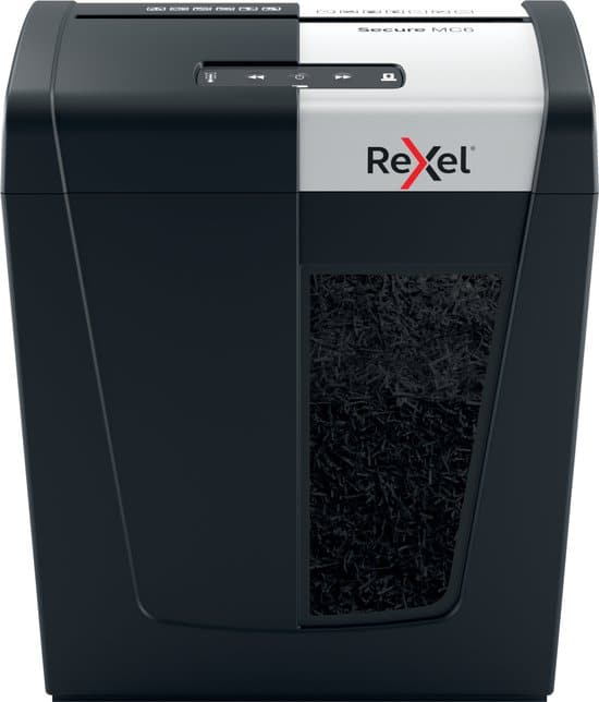 rexel secure mc6 fluisterstille papierversnipperaar p 5 micro voor