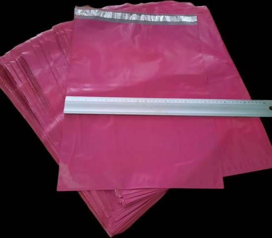 100 stuks roze webshop kleding verzendzakken 480mm x 350mm poly mailers