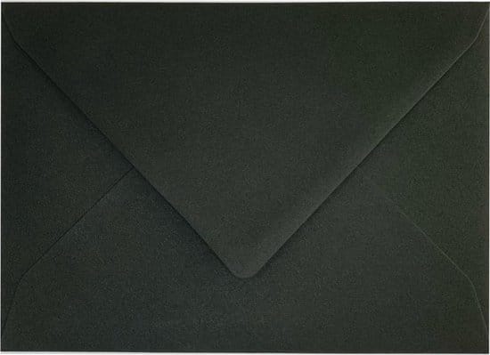 100x luxe wenskaartenveloppen b6 125x180mm 12 5x18 0 cm 120 grams zwart