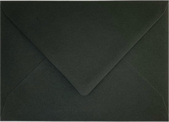 50x luxe wenskaart enveloppen ea5 156x220 mm 15 6x22 cm 120 grams zwart