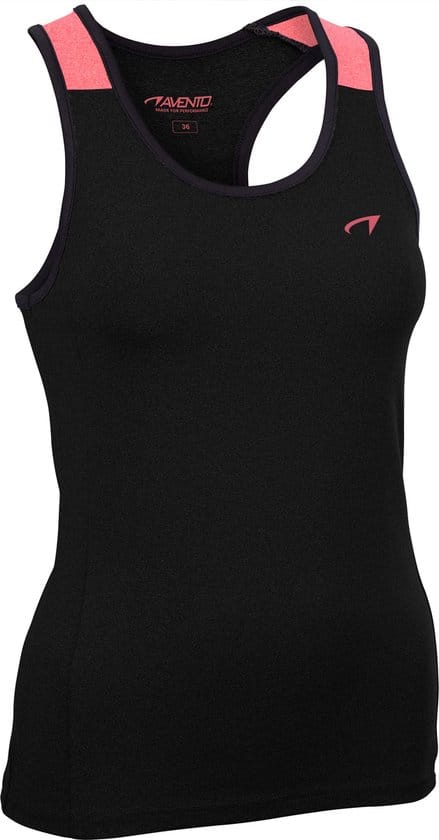 avento sporttop dames zwart roze 40