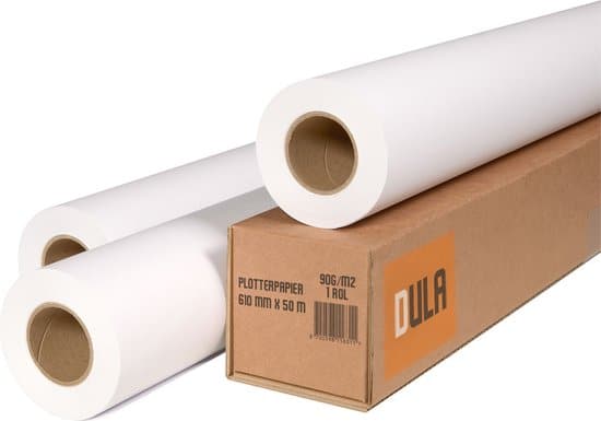 dula plotterpapier inkjetpapier 610mm x 50m 90 gram 1 rol a1