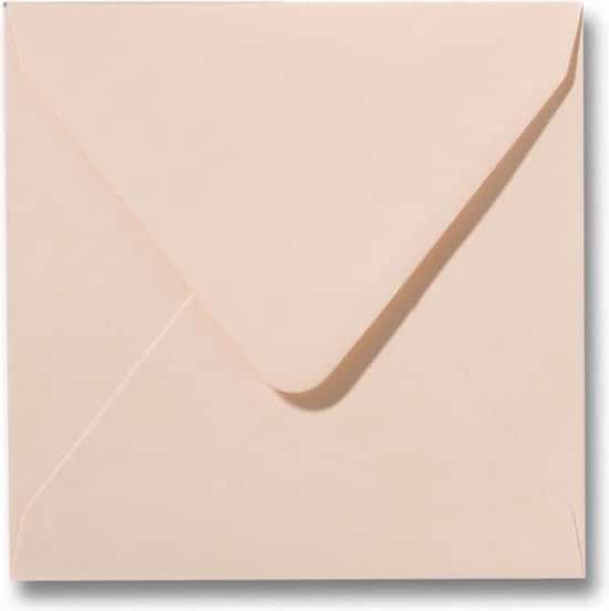 envelop 12 x 12 abrikoos 25 stuks