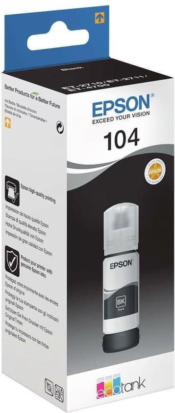 epson 104 ecotank inktfles zwart 1