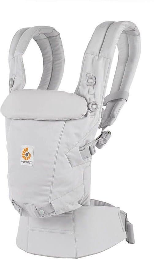 ergobaby draagzak adapt soft touch cotton pearl grey