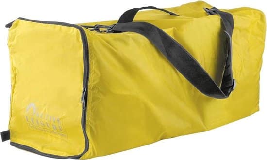 flightbag voor backpack 55 80 liter geel