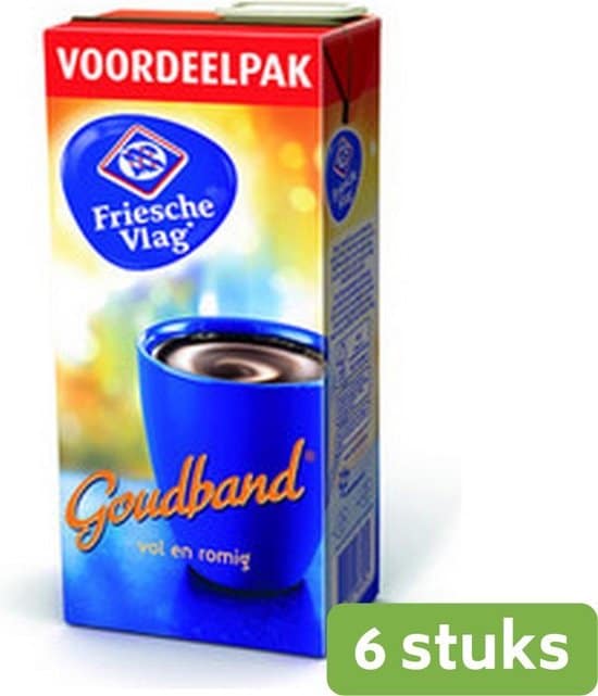 friesche vlag goudband koffiemelk 6 x 930 ml