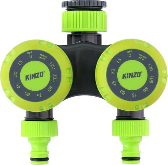 kinzo watertimer tijdklok mechanisch dubbele toevoer 5 120 min water geven