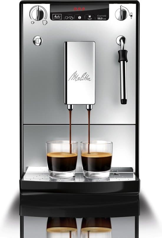 melitta caffeo solo milk volautomaat espressomachine zwart zilver