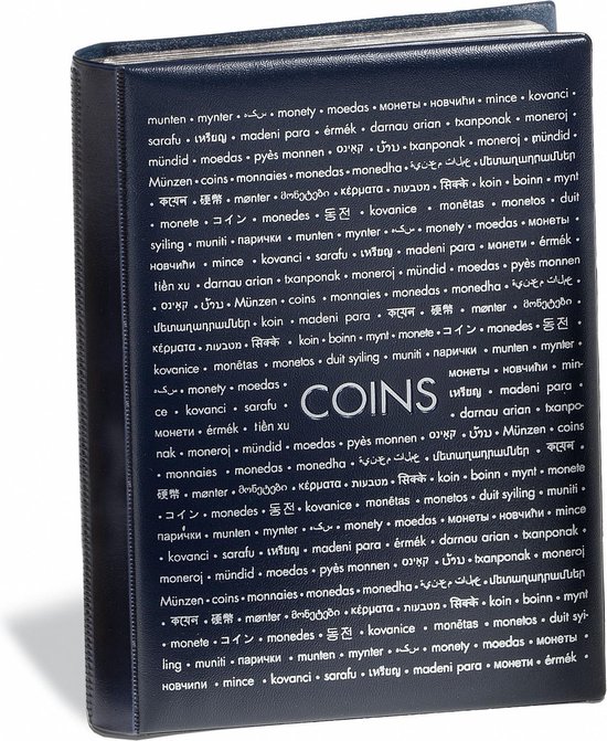 muntenalbum voor 96 munten met 8 bladen voor elk 12 munten