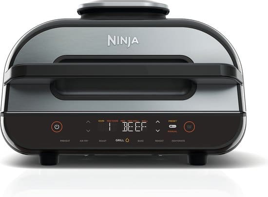 ninja foodi ag551eu multifunctionele grill en airfryer 6 kookfuncties