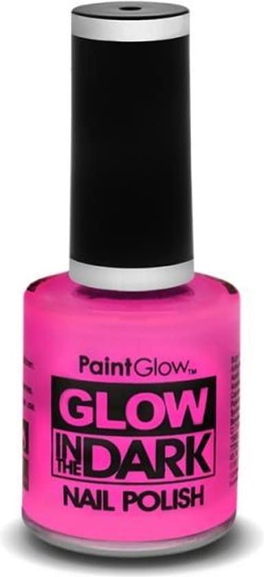 paintglow glow in the dark nagellak roze