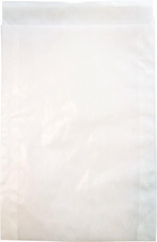 pergamijn envelop zakje semi transparant 95 x 132 16 mm klep per 100 stuks