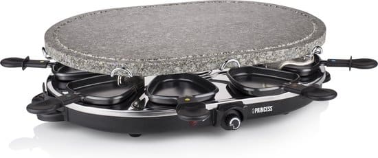 princess 162720 gourmetstel oval steengrill raclette party steengrill