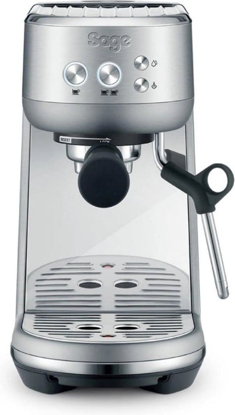 sage the bambino stainless steel pistonmachine