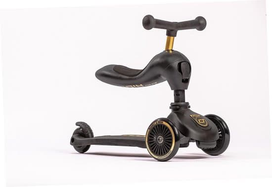 scoot and ride highwaykick 1 loopfiets gold limited edition