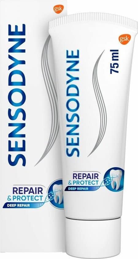 sensodyne repair protect deep repair tandpasta voor gevoelige tanden 75 ml