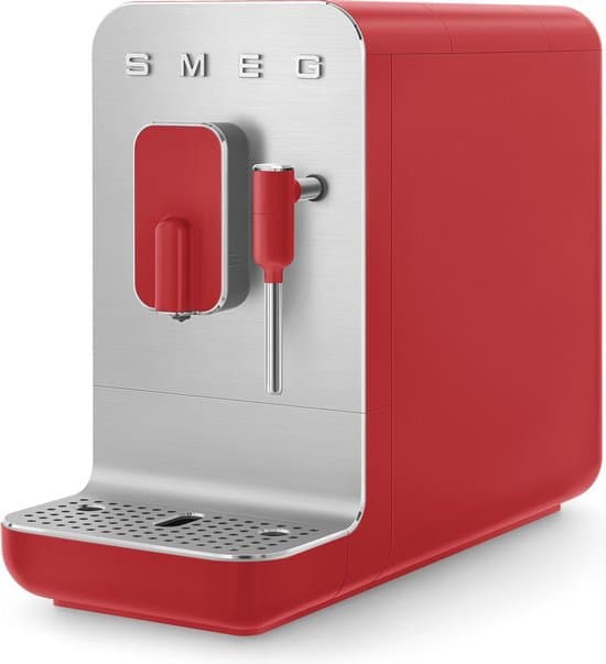smeg koffiebonen machine 1350 w rood 14 liter bcc02rdmeu