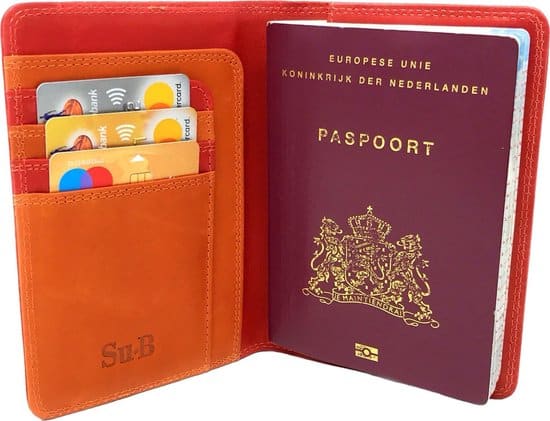 subdgn paspoort hoesje rfid passport cover kaarthouder luxe leer