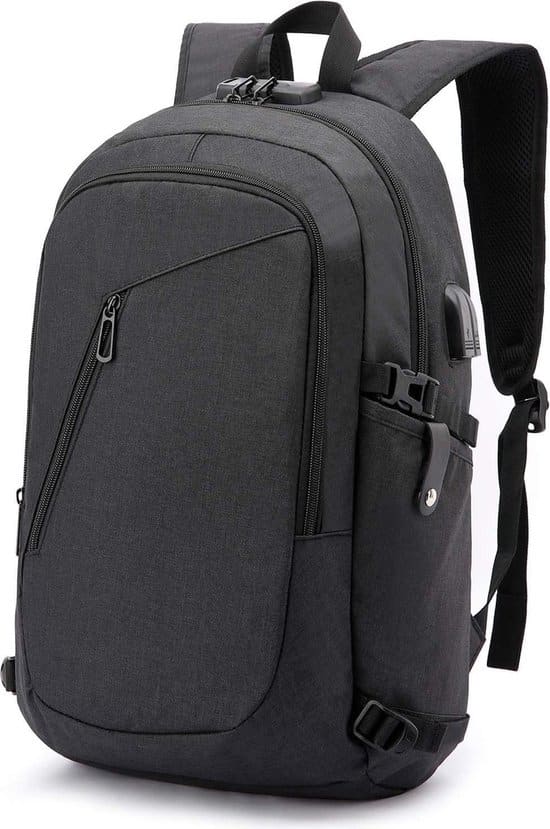 anti diefstal waterdichte rugzak inclusief usb oplaadstation laptop tas 14
