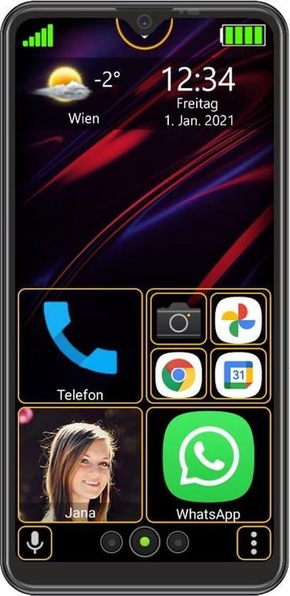 beafon m6s senioren smartphone display 626 dual sim android 100 4g