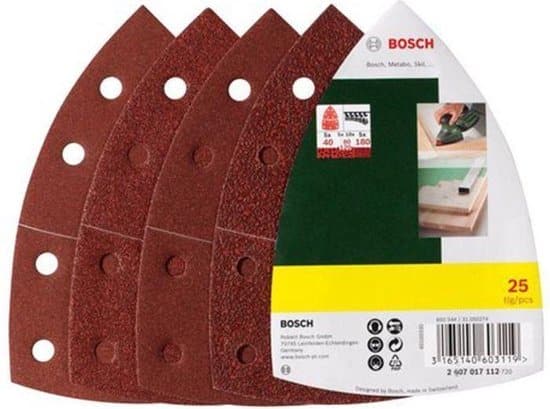 bosch schuurpapier multischuurmachine 25 delige set
