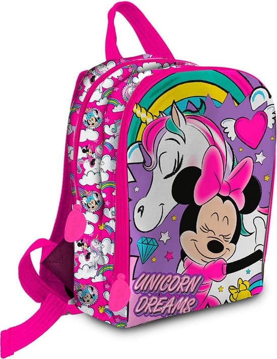 disney minnie mouse rugzak unicorn dreams 32 x 25 x 10 cm polyester