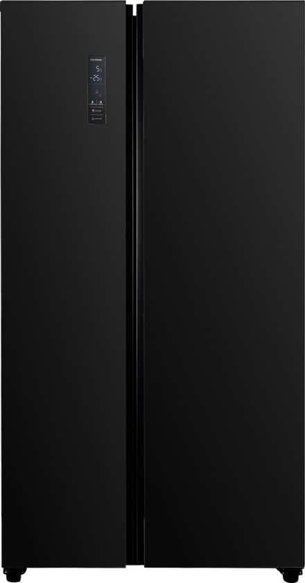 exquisit sbs236 040fb amerikaanse koelkast total no frost met display