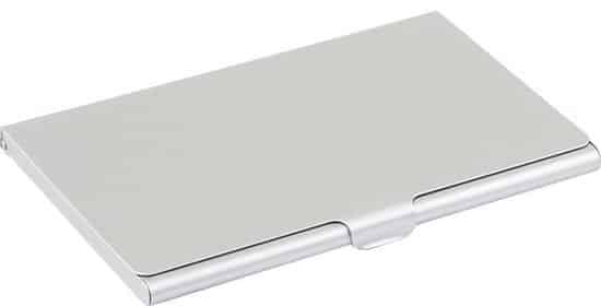 klassieke robuuste aluminium creditcardhouder pasjeshouder