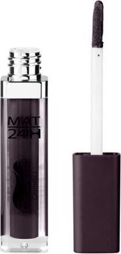lovely pop cosmetics vloeibare lipstick mat 24h donker paars bijna