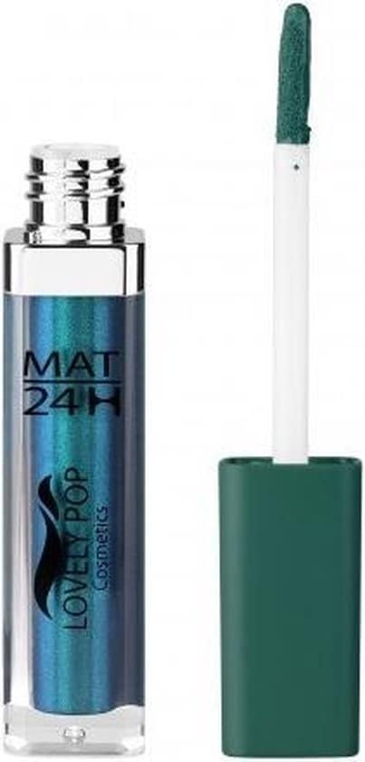 lovely pop cosmetics vloeibare lipstick mat 24h groen nummer 40320