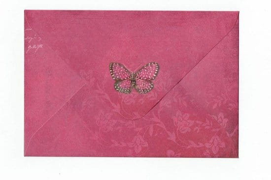 luxe gekleurde enveloppen 100 stuks roze vlinder c6 175x120 mm